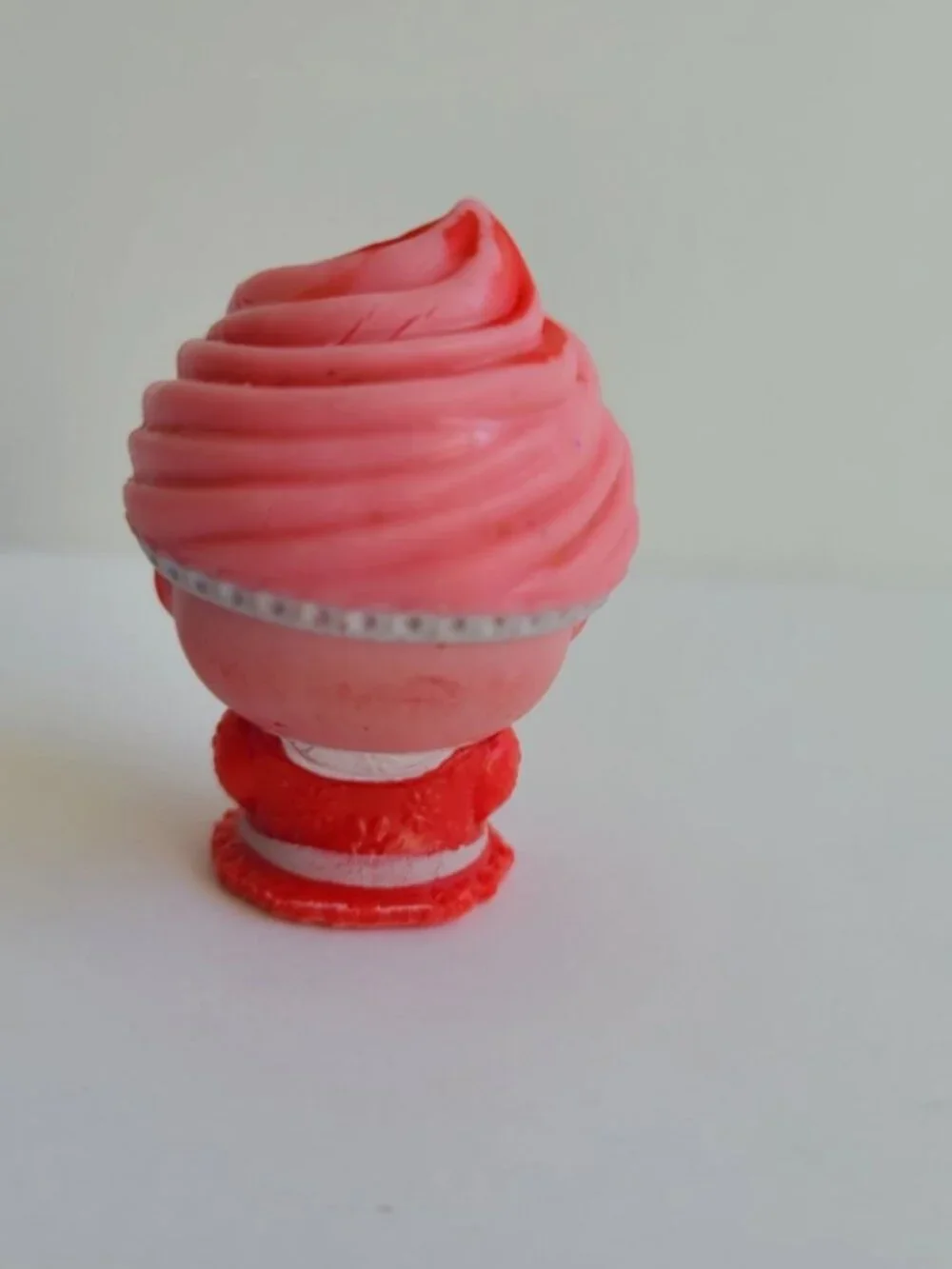 FWB Miniature Toy Cupcake Bear Pink 1.5